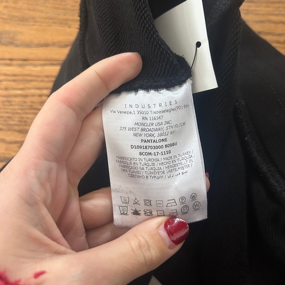 Moncler black jogger pants - Picture 7 of 9